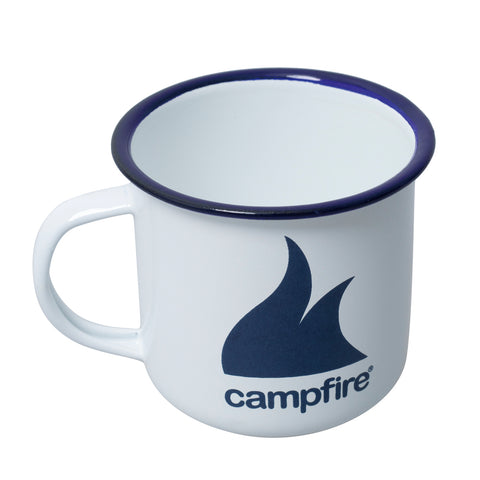 9cm Enamel Mug White
