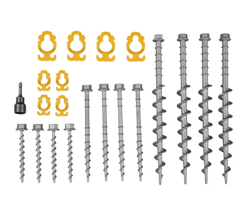 Screw-in Aluminium Peg 22 piece