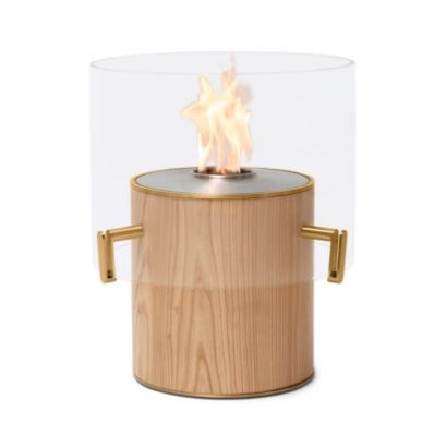 Pillar 3L Oak Fireplace