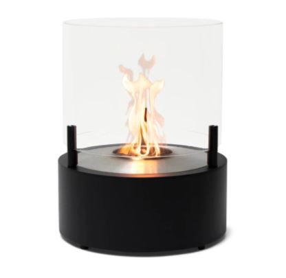T-lite 8 Black Fireplace