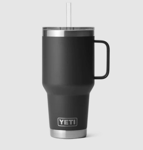 Rambler 35oz Straw Mug Black