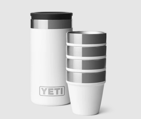 Yeti Shot Glasses White (inc Carry Case)