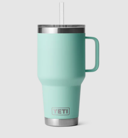 Rambler 35oz Straw Mug Seafoam