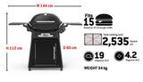 Family Q+ Premium (Q3200N+) Charcoal Grey LPG