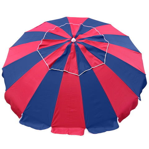 Carnivale Beach Umbrella Red/Navy