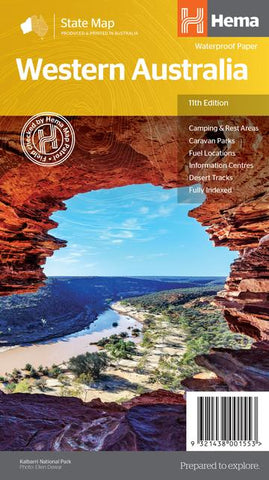 Western Australia State Map 11th Edition