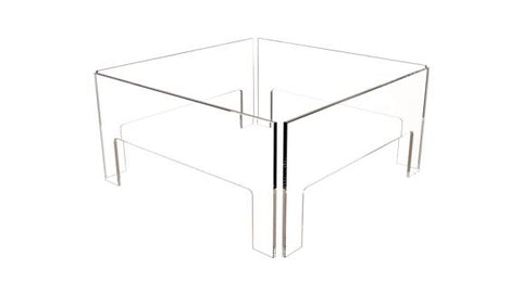 Fire Pit R500 Square Glass Screen