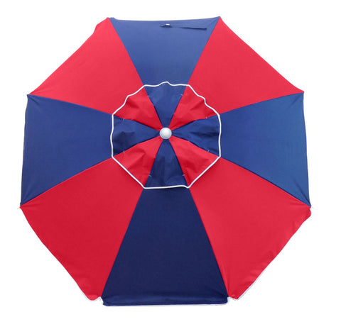 UMBRELLA BEACH FIESTA RED/NAVY