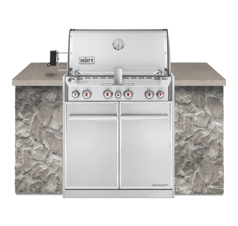 Summit S460 NG Built In Stainless Steel