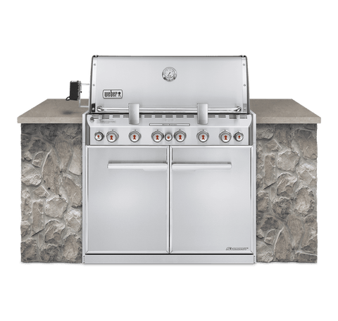Summit S660 NG Built In Stainless Steel