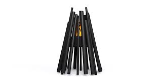 Stix Portable Fire Pit Black