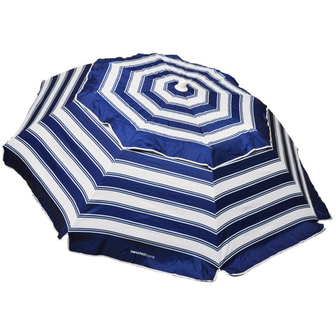 UMBRELLA BCH PORTABLE NY/WHITE