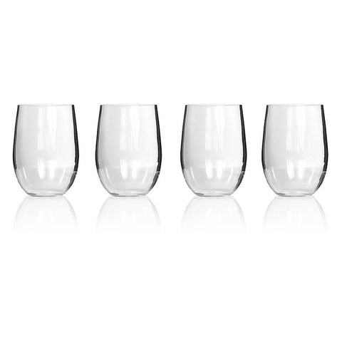 GLASS S/LESS  WINE TRITAN 4PK