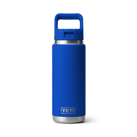 Bottle Rambler 26oz Straw Royal Blue