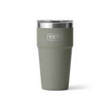 Rambler 20oz Stackable Cup Pampa Green