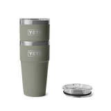 Rambler 20oz Stackable Cup Pampa Green