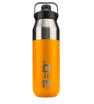 S/S Vacuum Insulated Sip Bottle 1L Yellow