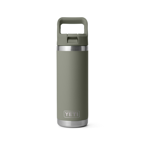 Rambler 18oz Straw Bottle Pampa Green