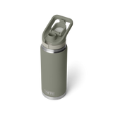 Bottle Rambler 26oz Flip Chug Pampa Green