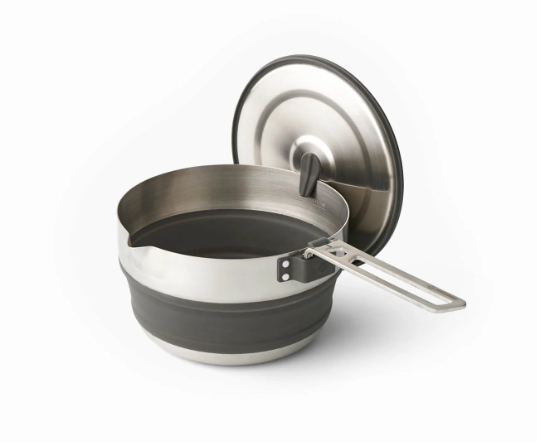 Detour Stainless Steel Collapsible Pouring Pot 1.8L Black – Ranger Outdoors