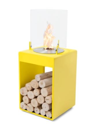 Pop 3 T Yellow Fireplace