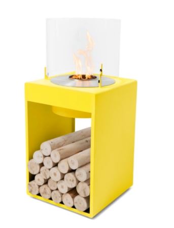 Pop 8 T Yellow Fireplace