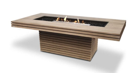 Gin 90 Dining Fire Table Teak