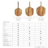 Acacia Wood Placement Peel & Server 12"