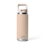 Bottle Rambler 26oz Straw Tahini