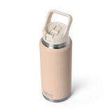 Bottle Rambler 36oz Straw Tahini