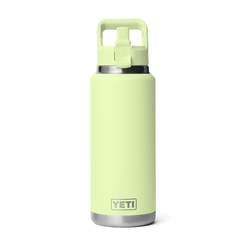 Bottle Rambler 36oz Straw Grasshopper