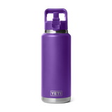 Bottle Rambler 36oz Straw Pace Purple