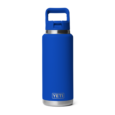 Bottle Rambler 36oz Straw Royal Blue