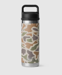 Bottle Rambler 18oz Chug Tan Camo