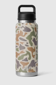 Bottle Rambler 36oz Chug Tan Camo