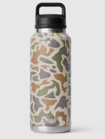 Bottle Rambler 46oz Chug Tan Camo