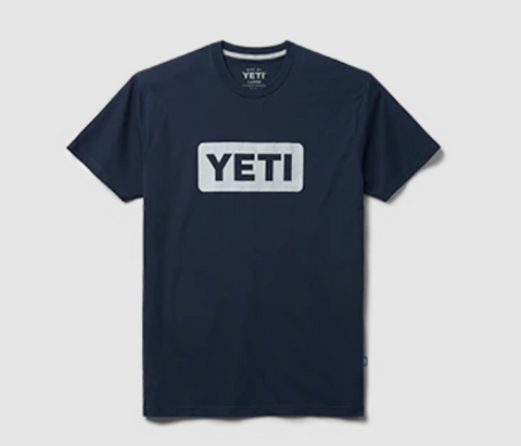 Yeti Premium Logo Badge TShirt S Navy