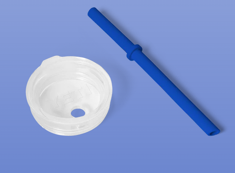 Rambler Silicone Straw Lid Royal Blue
