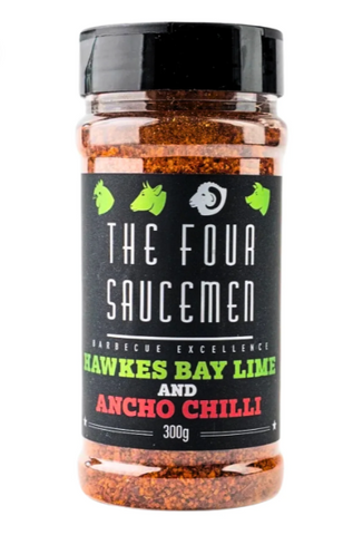 Hawkes Bay Lime and Ancho Chilli Rub 300g