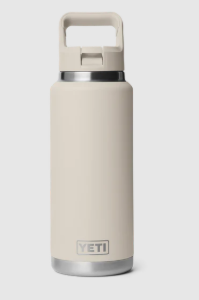 Bottle Rambler 36oz Straw Cape Taupe