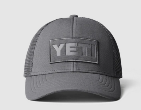 Grey On Grey Patch Trucker Hat